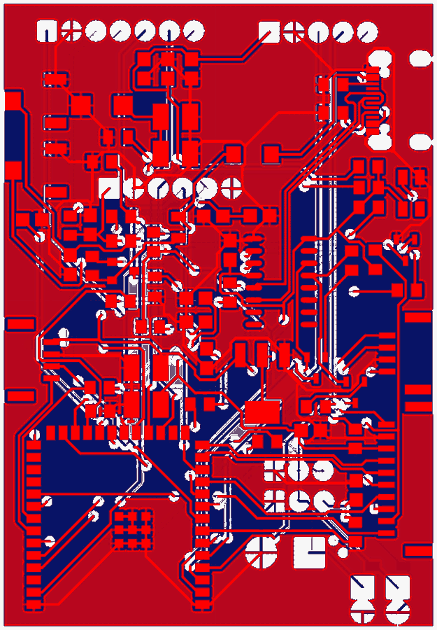 主板 PCB1 铜箔视图