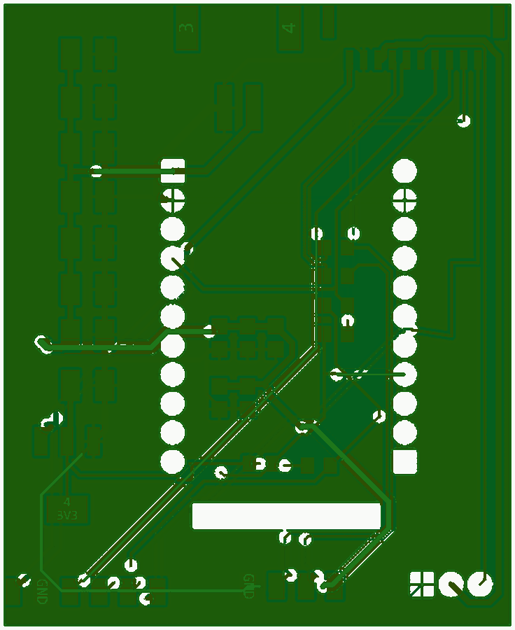 挂舱板 PCB2 铜箔视图
